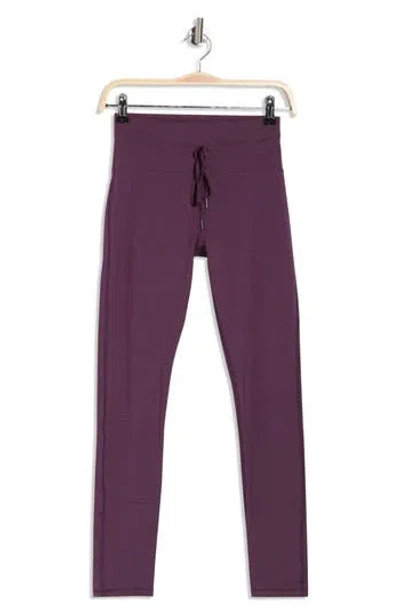 Marika Lune Ankle Leggings In Purple