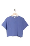 Marika Mabel Crop T-shirt In Blue