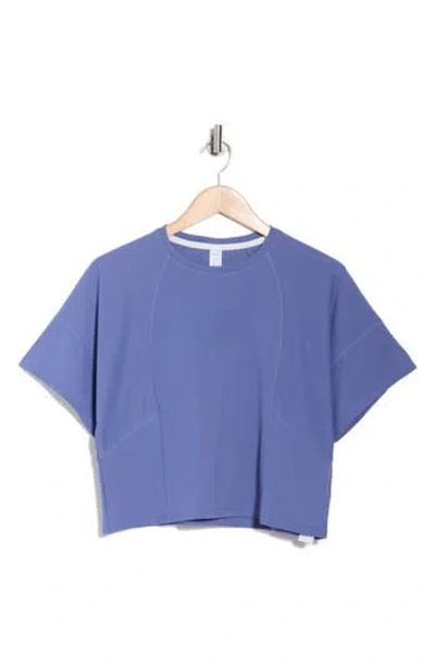 Marika Mabel Crop T-shirt In Blue