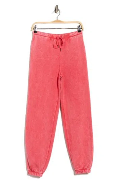 Marika Marin Fleece Sweatpants In Red