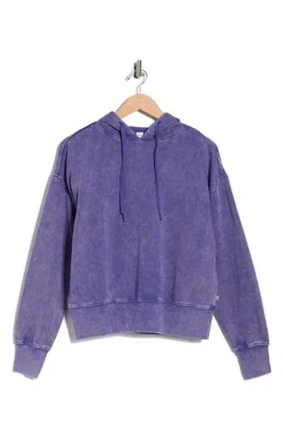 Marika Marin Oversize Fleece Hoodie In Blue