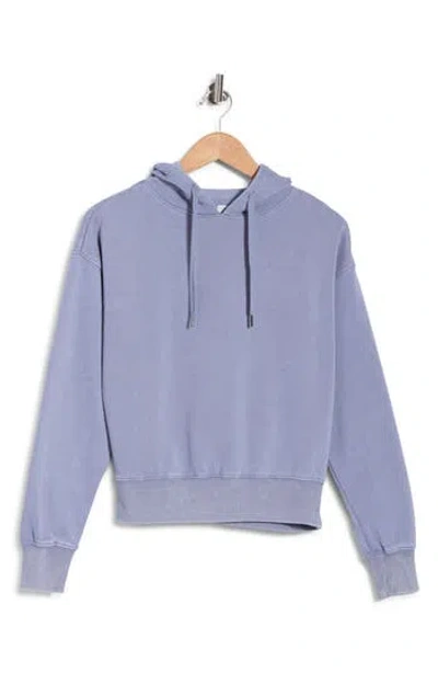 Marika Marin Oversize Fleece Hoodie In Blue