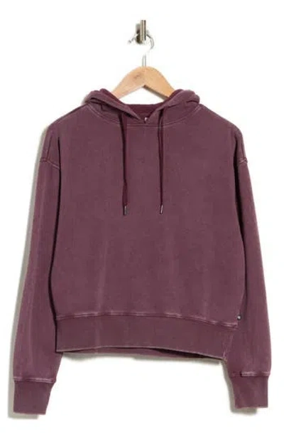 Marika Marin Oversize Fleece Hoodie In Purple