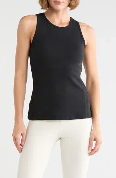 Marika Mellie Ribbed Tank In Black