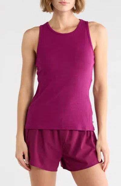 Marika Mellie Ribbed Tank In Pink