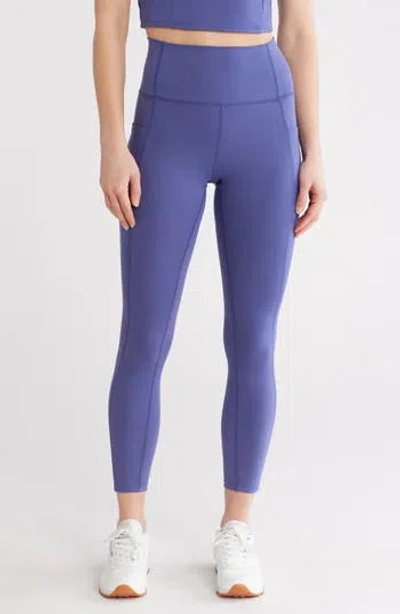 Marika Mia High Waist Leggings In Skipper Blue