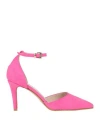 Marika Milano Woman Pumps Fuchsia Size 8 Textile Fibers In Pink
