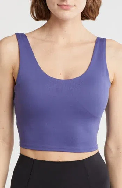 Marika Millie Long Sports Bra In Skipper Blue