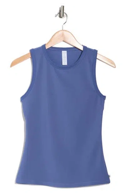 Marika Mindy Ribbed Active Tank In Blue