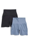 Marika Misha 2-pack High Waist Active Shorts In Multi