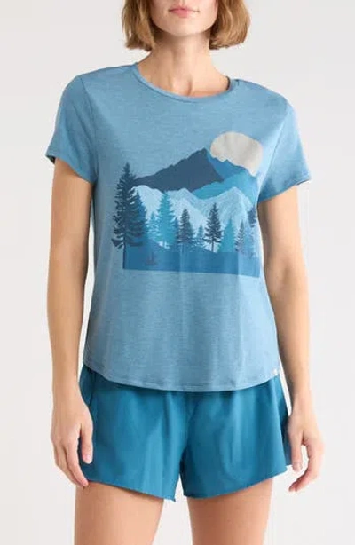 Marika Monica Graphic T-shirt In Blue