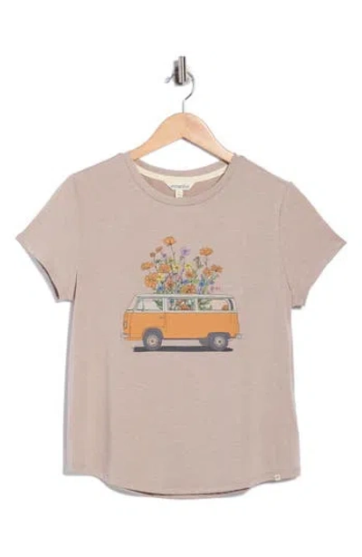Marika Monica Graphic T-shirt In Nude