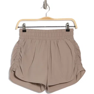 Marika Nyla 3-inch Running Shorts In Brown