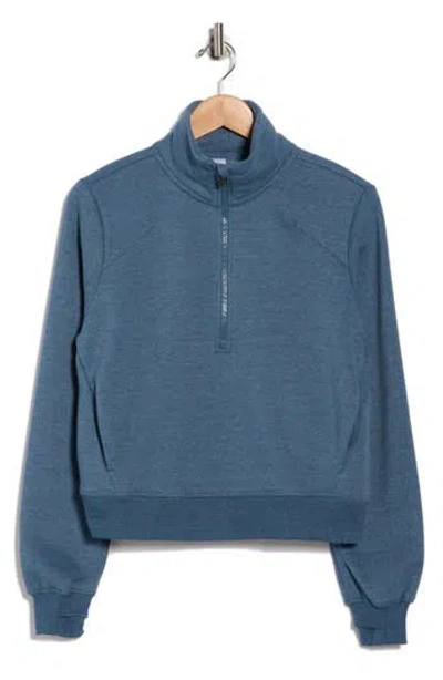Marika Onyx Half Zip Pullover In Blue