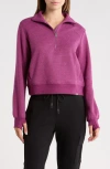 Marika Onyx Half Zip Pullover In Purple