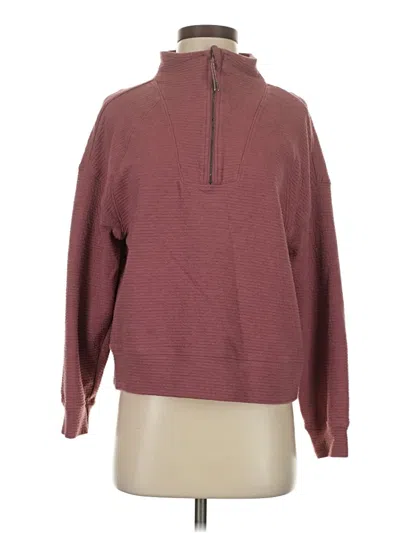 Pre-owned Marika Pullover Sweater In Burgundy