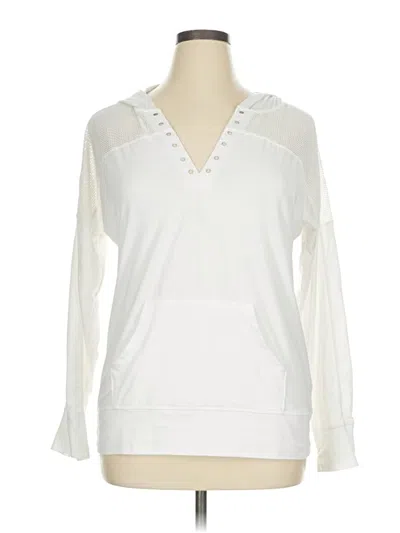 Pre-owned Marika Pullover Sweater In White