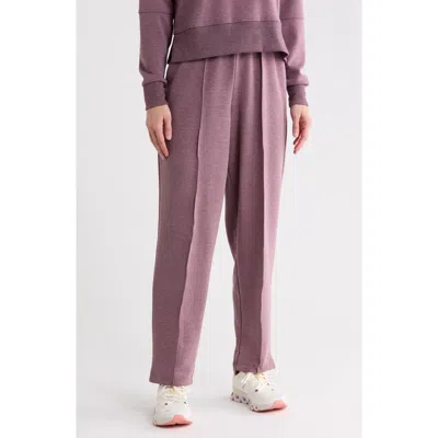 Marika Regina High Waist Pleated Ankle Pants In Purple