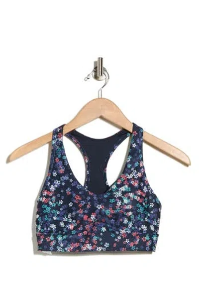 Marika Rubina Racerback Sports Bra In Blue