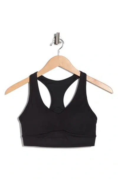 Marika Rubina Racerback Sports Bra In Black