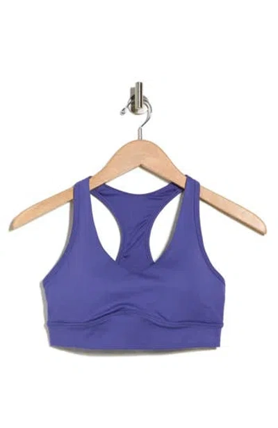 Marika Rubina Racerback Sports Bra In Blue
