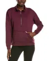 Marika Sage 1/2-zip Pullover In Burgundy