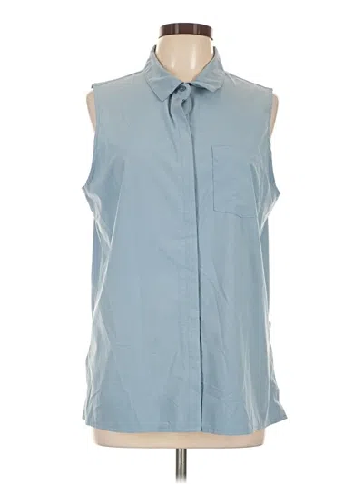 Pre-owned Marika Sleeveless Blouse In Blue