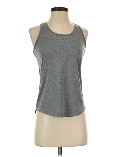 Pre-owned Marika Sleeveless Top Gray Halter Neckline Tops
