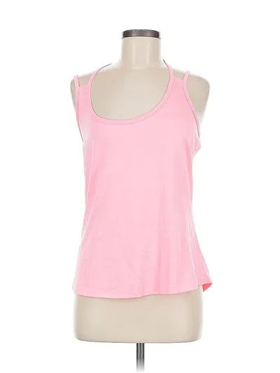 Pre-owned Marika Sleeveless Top Pink Halter Neckline Tops