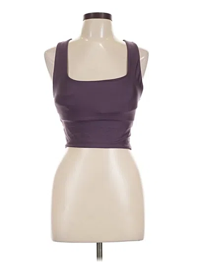 Pre-owned Marika Sleeveless Top Purple Halter Neckline Tops