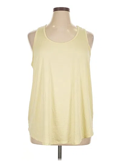 Pre-owned Marika Sleeveless T-shirt In Yellow