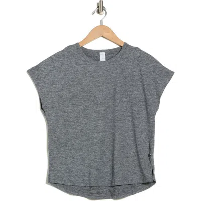 Marika Sonia Short Sleeve Top In Gray