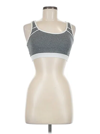 Pre-owned Marika Sports Bra In Silver