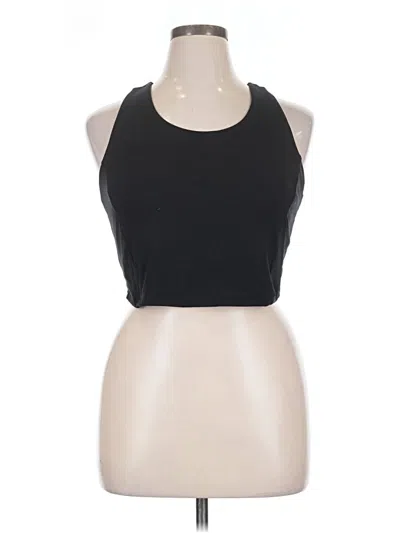 Pre-owned Marika Tank Top Black Halter Neckline Tops