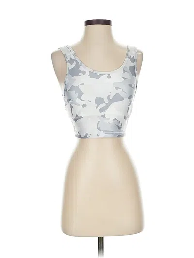 Pre-owned Marika Tank Top Gray Strapless Neckline Tops