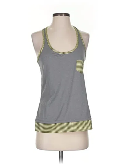 Pre-owned Marika Tek Tank Top Gray Halter Neckline Tops