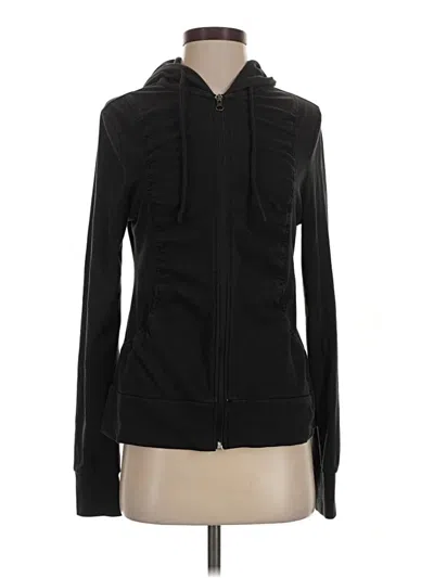 Pre-owned Marika Zip Up Hoodie In Black