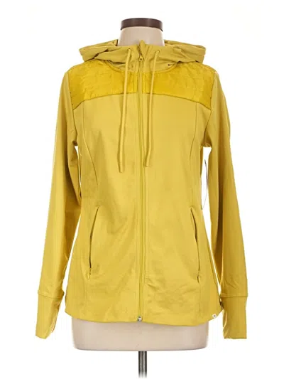 Pre-owned Marika Zip Up Hoodie In Yellow