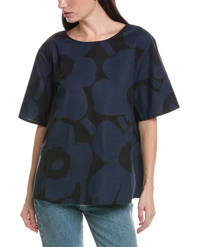 Marimekko Ae Harso Unikko Top In Black