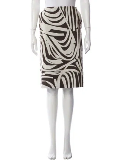 Pre-owned Marimekko Animal Print Knee-length Skirt In Multi