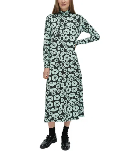 Marimekko Cavea Tumma Jersey Dress In Green