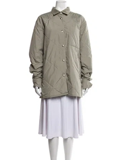 Pre-owned Marimekko Coat In Green