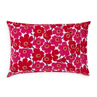 Marimekko Cotton Percale Printed Pillowcase Sets In Pink