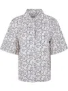 Marimekko Standardi Piirto Unikko Shirt In White
