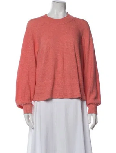 Pre-owned Marimekko Crew Neck Sweater In Pink