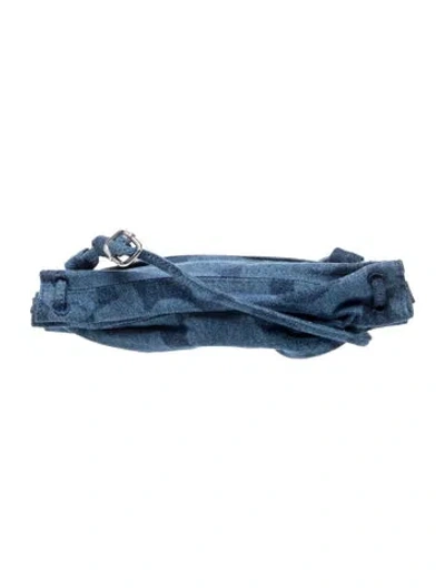Pre-owned Marimekko Denim Shoulder Bag In Blue