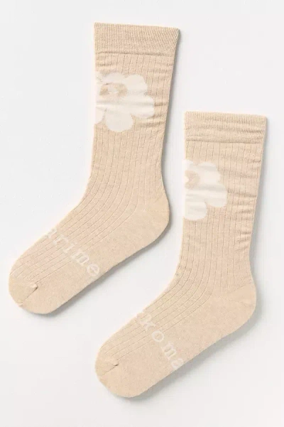 Marimekko Detsku Unikko Socks In Neutral