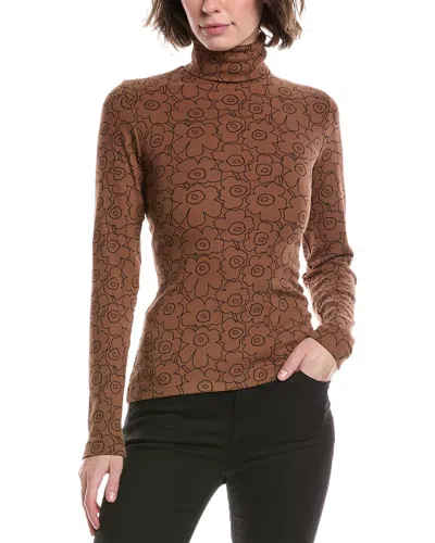 Marimekko Emali Unikko Shirt In Brown