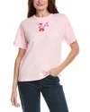 Marimekko Erna Graphic T-shirt In Pink