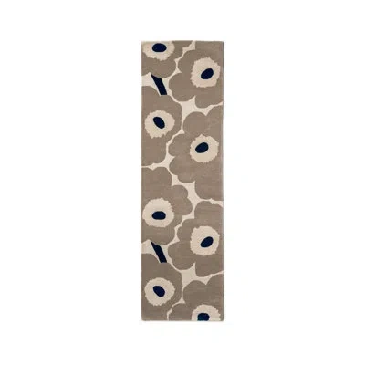 Marimekko Floral Hand Tufted Wool Indoor Area Rug In Greige
